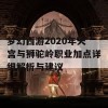 梦幻西游2020年天宫与狮驼岭职业加点详细解析与建议