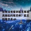 你有没有看到狐王那高高翘起的尾巴啊？狐王的尾巴高ah