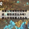 如果公司领导对你有好感，那你该怎么办呢？被公司领导看上怎么办