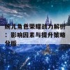 婉儿角色荣耀战力解析：影响因素与提升策略分析