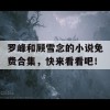 罗峰和顾雪念的小说免费合集，快来看看吧！