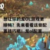 想让你的龙OL游戏更顺畅？先来看看这些配置技巧吧！龙ol配置