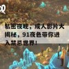 私密夜晚，成人影片大揭秘，91夜色带你进入禁忌世界！