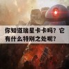 你知道瑞星卡卡吗？它有什么特别之处呢？