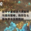 云中千重楼战力表解析与提升策略，助你在七雄争霸中获取胜利