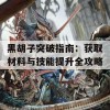 黑胡子突破指南：获取材料与技能提升全攻略