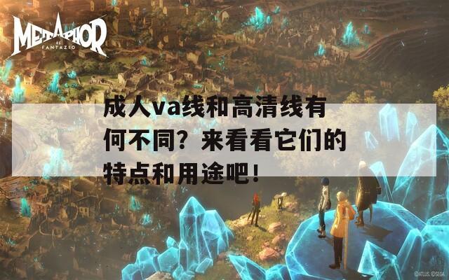 成人va线和高清线有何不同？来看看它们的特点和用途吧！