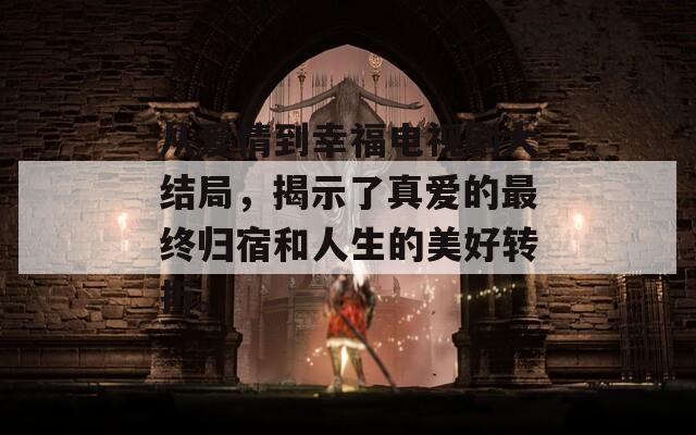 从爱情到幸福电视剧大结局，揭示了真爱的最终归宿和人生的美好转折。