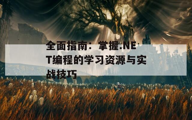 全面指南：掌握.NET编程的学习资源与实战技巧