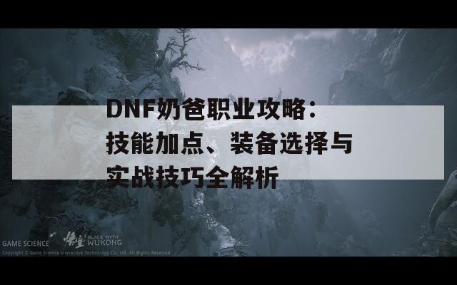 DNF奶爸职业攻略：技能加点、装备选择与实战技巧全解析