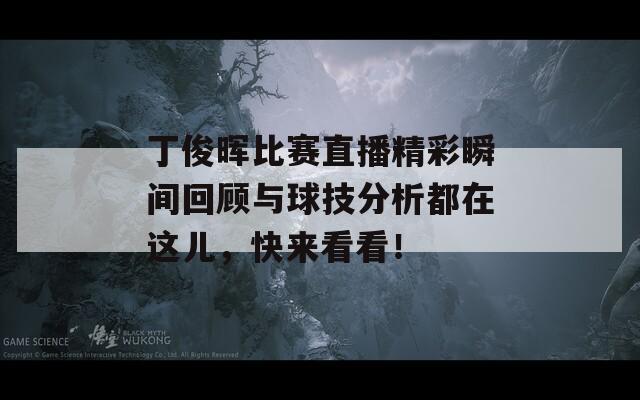 丁俊晖比赛直播精彩瞬间回顾与球技分析都在这儿，快来看看！