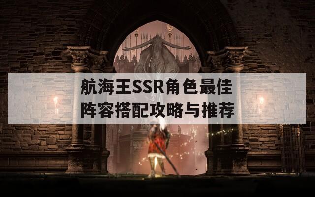 航海王SSR角色最佳阵容搭配攻略与推荐